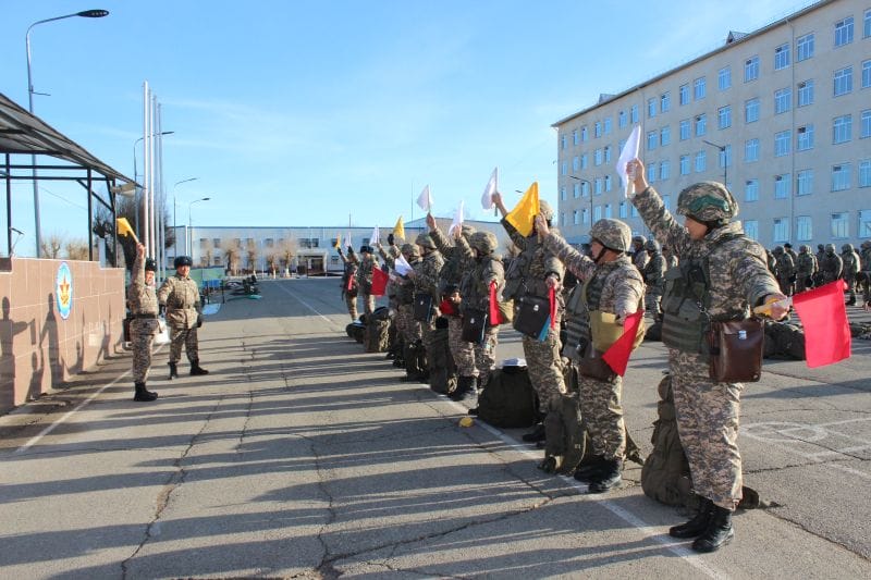 Воинские части Сарыозекского гарнизона готовы к зимнему учебному году