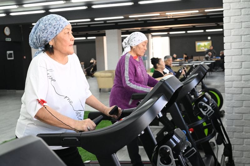 Центр долголетия в Талдыкоргане активно посещают пенсионеры