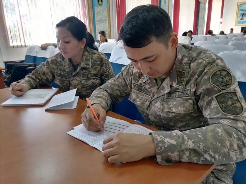 В Жетісу оценили профессиональную компетентность военных психологов