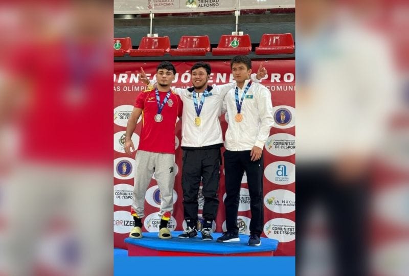 Жетысуские борцы блистают в Испании