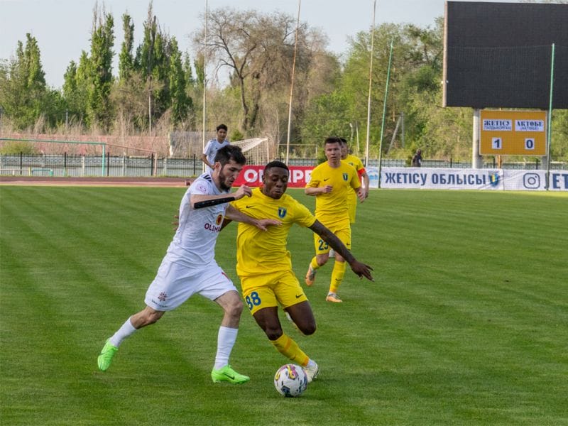 Футбольная команда «Жетісу» одержала победу над сборной «Актобе»