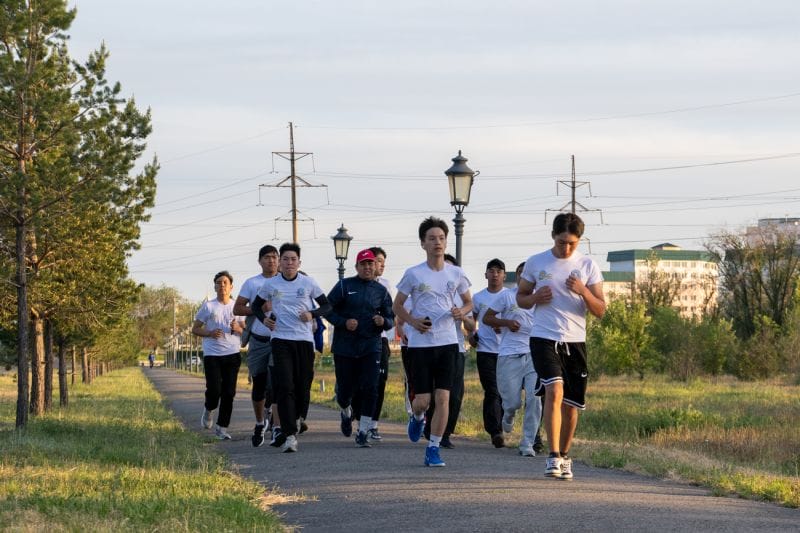 Юные спортсмены Талдыкоргана преодолели 4 километра в рамках масштабного проекта