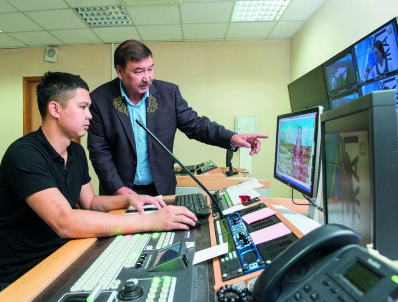 В эфире телеканал «Jetisý» …