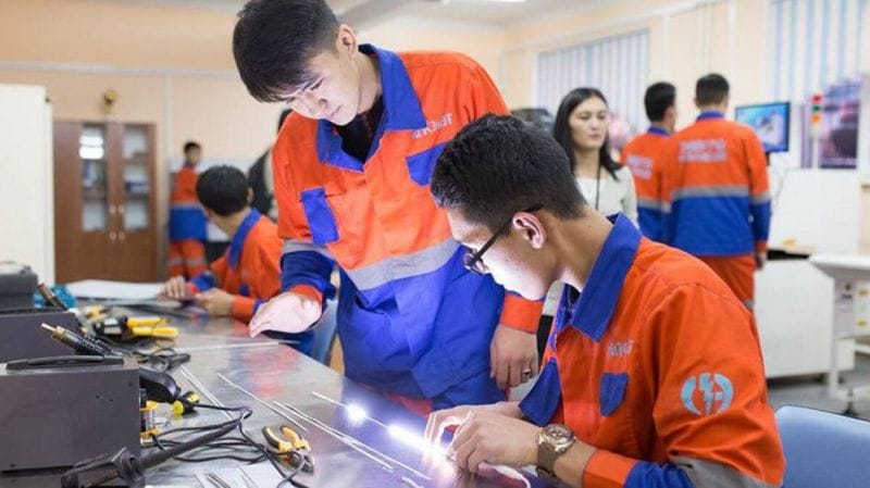 На каком уровне ведется профессионально-ориентационная работа в Казахстане