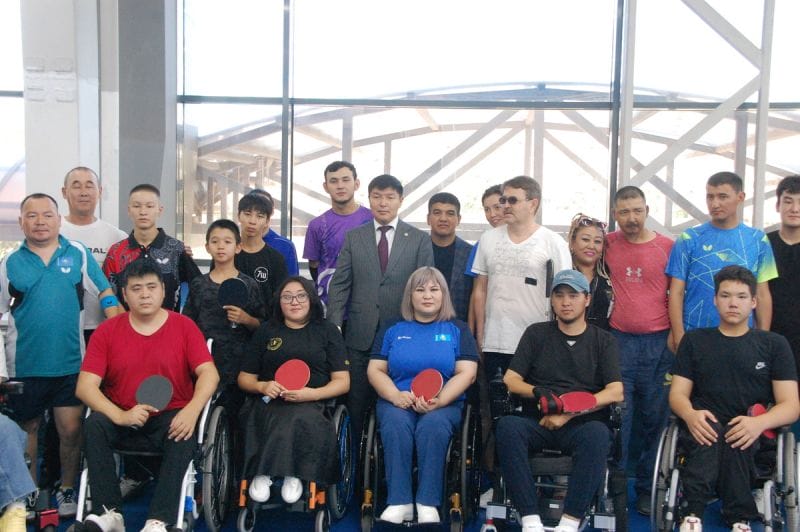 Паратеннисисты Талдыкоргана состязались в мастерстве на городском чемпионате