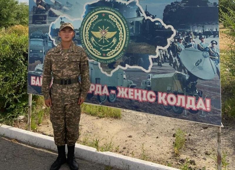 Рауан Тургын назван лучшим солдатом в воинской части Жетысуского гарнизона