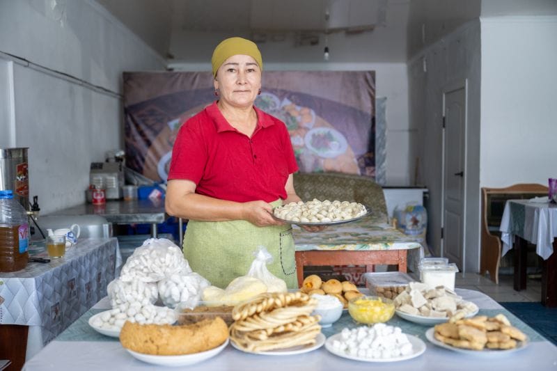 Благодаря "Ауыл аманаты" бизнесвумен открыла магазин казахской кухни в Жетісу